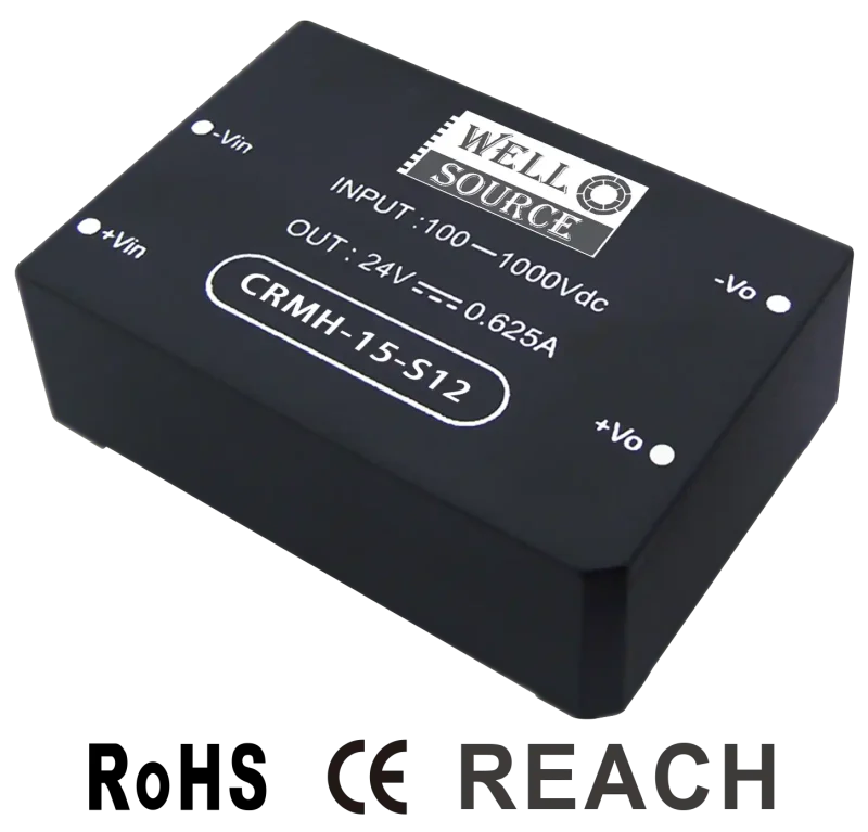 15W Wide Input Power Supply High Voltage 1000V to 12V smps for Renewable System