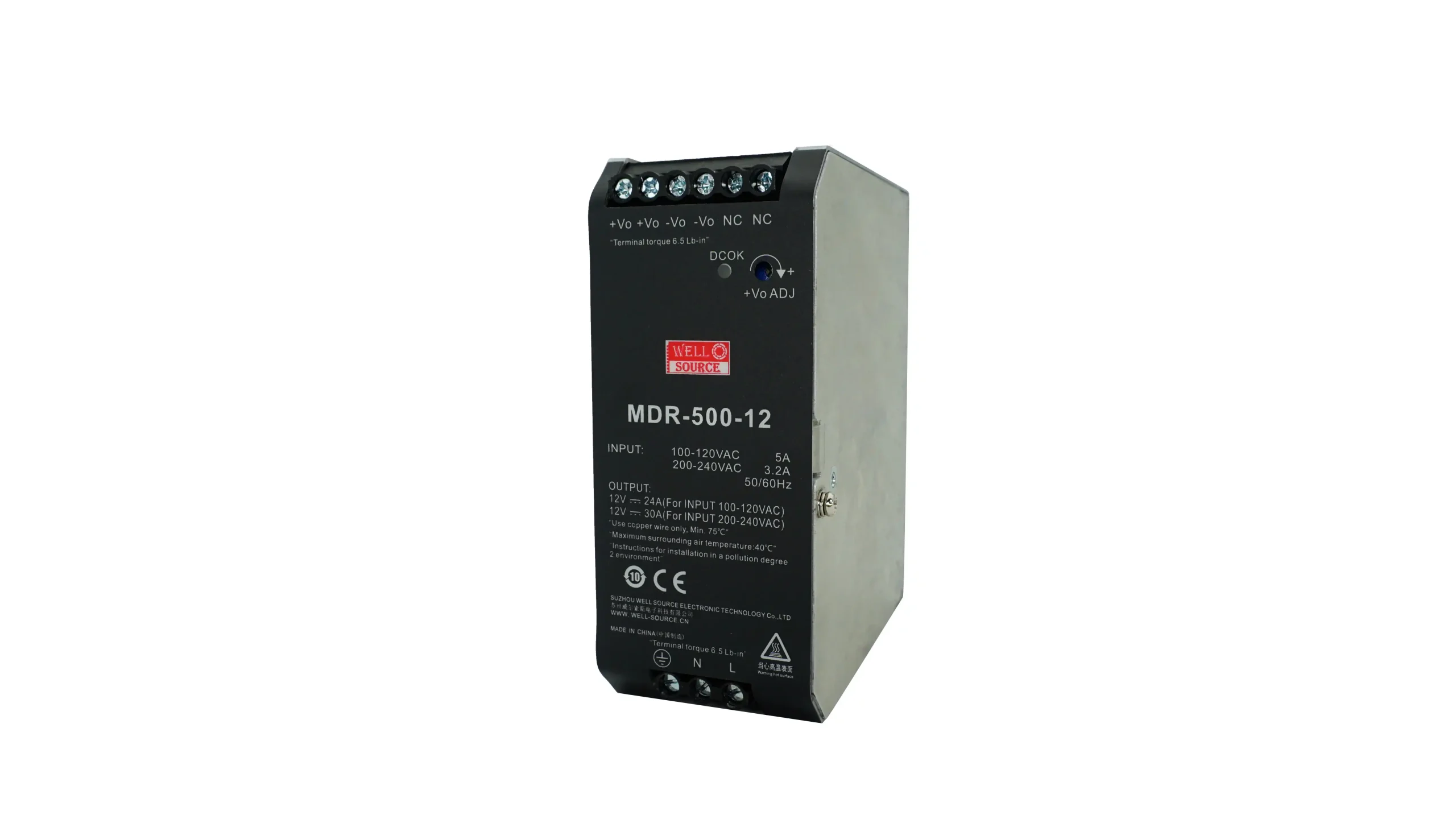 500W PFC Din Rail Mounted Switching Power Supply 24V 500W PFC Din Rail Mounted Switching Power Supply 24V